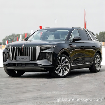 Νέα ηλεκτρικά οχήματα Hongqi E-HS9 CAR RIM 2022 510km σημαία Chang αριστερά μεταχειρισμένα αυτοκίνητα για εξαγωγή